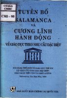 Tuyên bố Salamanca và cương lĩnh hành động về giáo dục theo nhu cầu đặc biệt. Hội nghị thế giới về giáo dục trẻ em có nhu cầu giáo dục đặc biệt: Khả năng tiếp cận và chất lượng